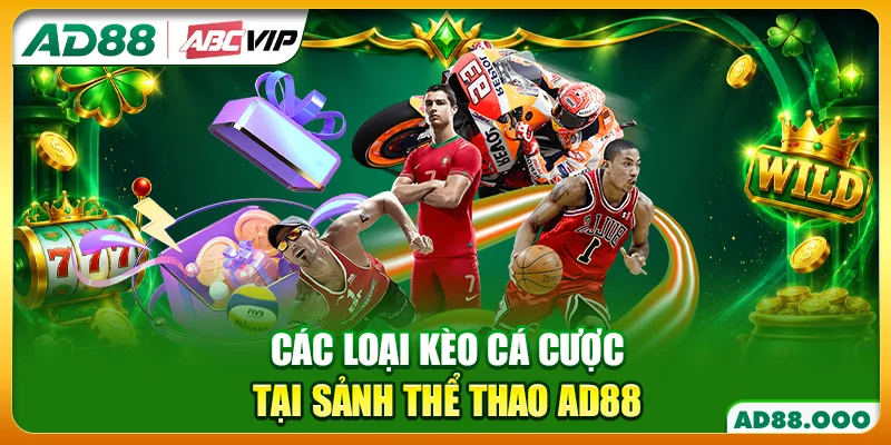 Các loại kèo cá cược tại sảnh thể thao AD88